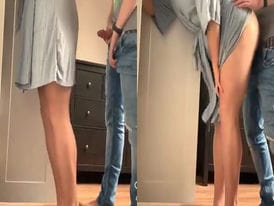 محارم يشوف امه بقميص النوم و بتتمحن فيطلع زبره من البنطلون و يرزعه فطيزها