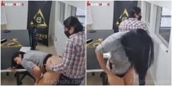 ميلف تتناك من مديرها في الشركه بعد انصراف العاملين يزنقها و ينيكها خلفي