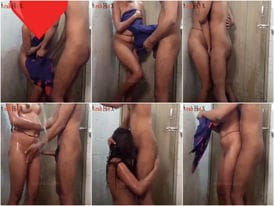 ديوث يدخل علي اخته الحمام و يتحرش بيها لحد مينيكها و يخليها تحط زبره بايدها فكسها