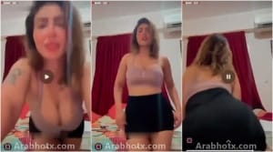 اللبوه هدير عبدالرازق طالعه بعد متناكت تعرض بزازها الملبن ترقص تهز فطيزها زي الجيلي