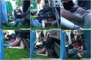 شرموطه سكرانه تهيج في الحفله يشقطها خول يسحبها ورا العربيه يرفعها علي ظبره ينيكها