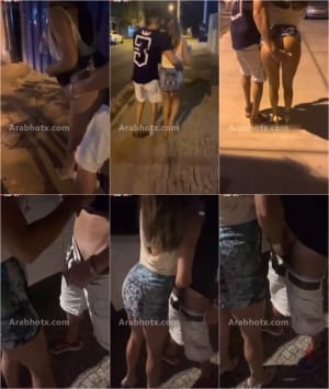 يقفش شرموطه سكرانه في الشارع يزقها ورا العربيه يرفع الجيبه يحط زبره و ينيكها خلفي